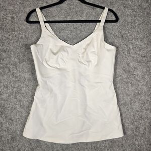 Honeylove Liftwear Womens White Tank Top Shapewear Slimming LWCM0102 Size XL